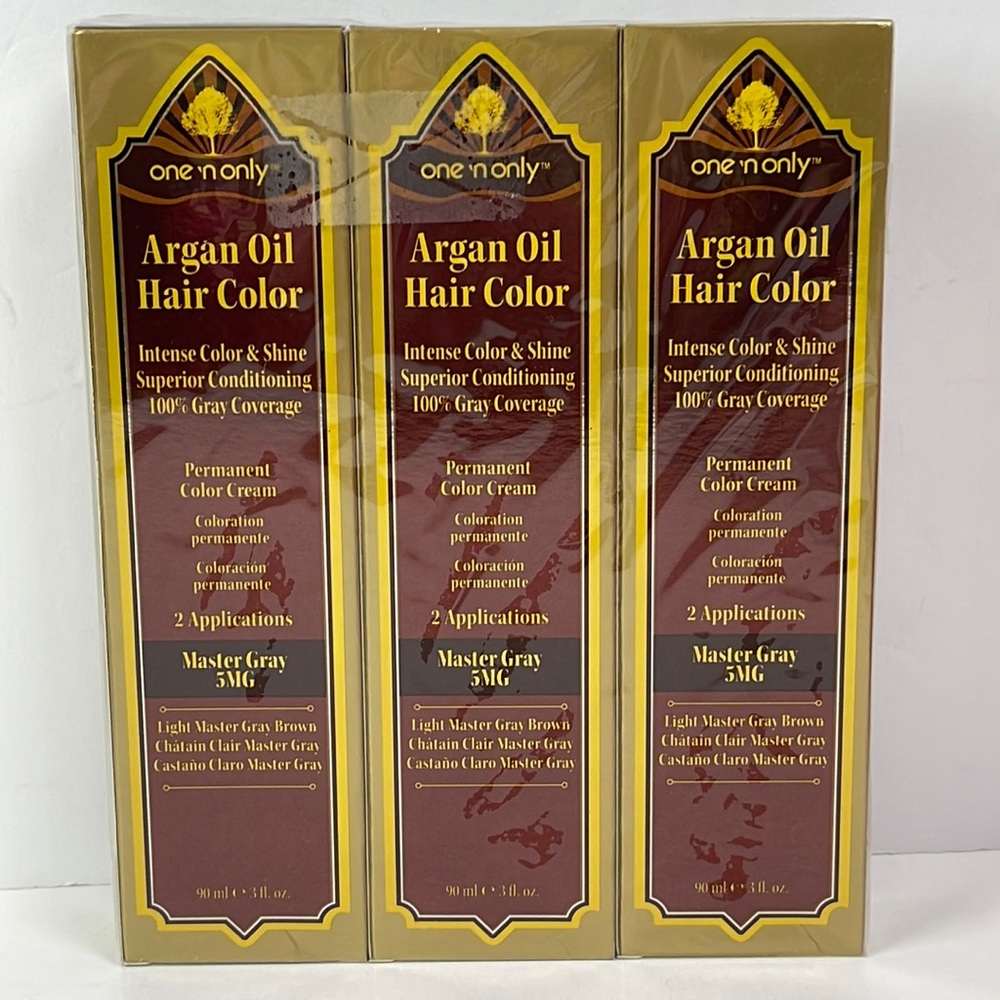 One n Only Master Gray 5MG Argan Oil Hair Color Cream NEW / 6 Applications total